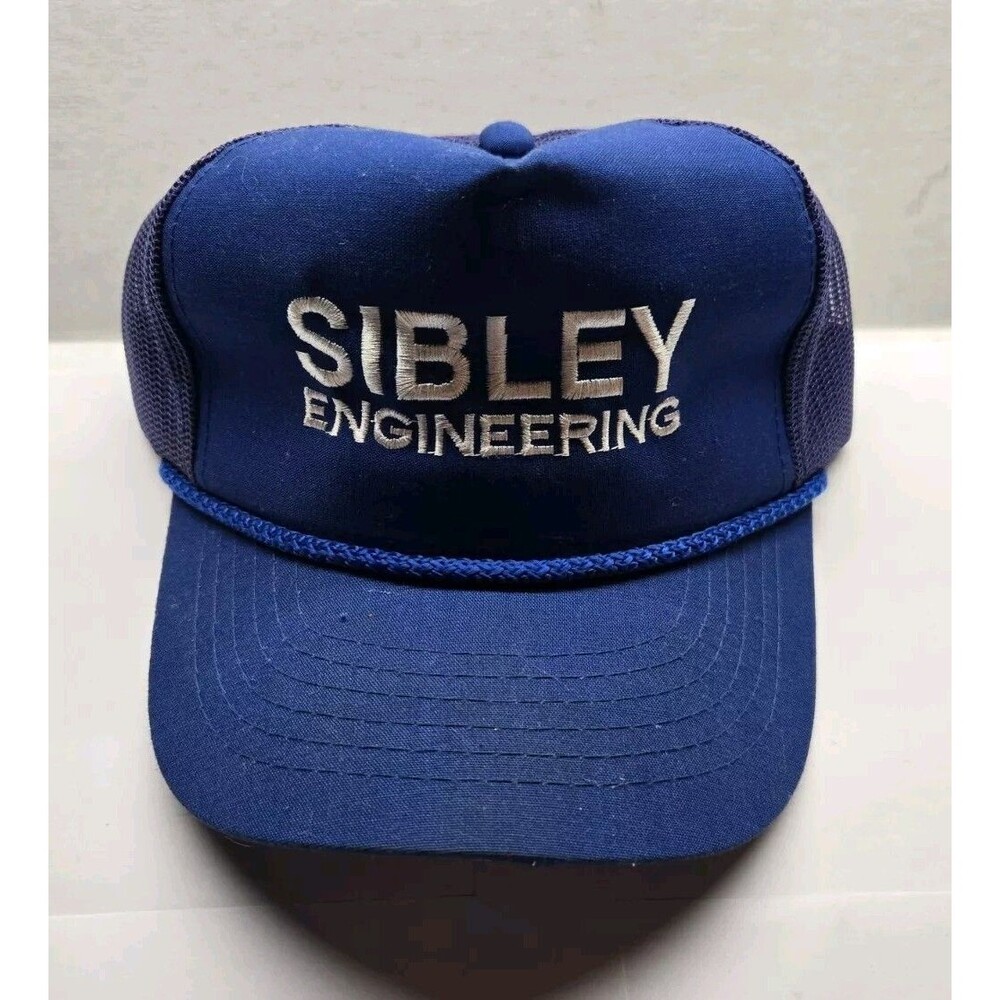 1980s Sibley Engineering Mesh Back Snap Trucker Hat